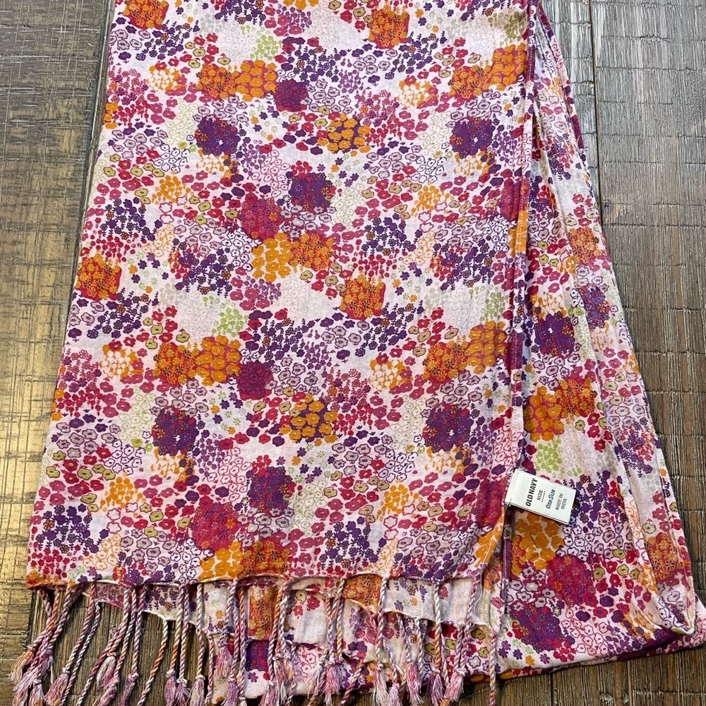 Pink Floral Scarf from Old Navy - Like New!